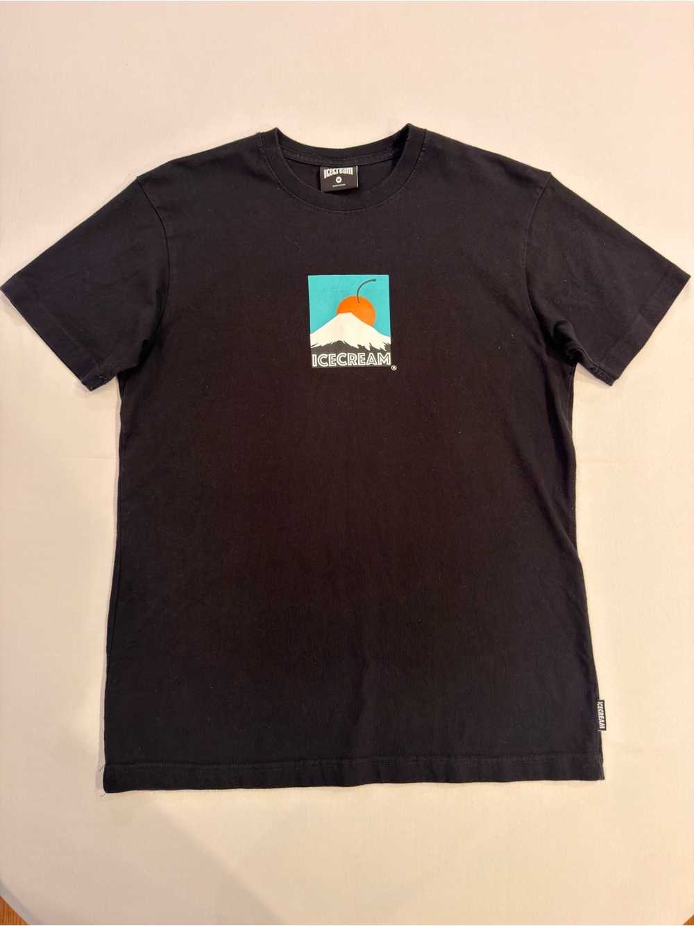 ICECREAM Billionaire Boys Club Mt Fuji Black Tee M